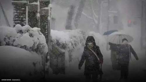 اليابان تحت الحصار الأبيض.. ثلوج كثيفة تقتل العشرات