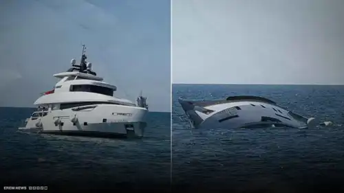 بعد 15 دقيقة من إطلاقه.. المياه تتقاذف يختا تركيا بقيمة مليون دولار