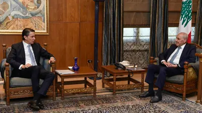 نبيه بري وآموس هوكستين 