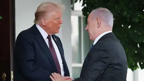 لقاء سابق بين ترامب ونتنياهو