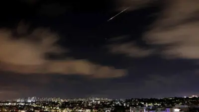 صاروخ أرض-أرض أطلق من اليمن باتجاه إسرائيل