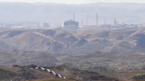 حقل كورمور بعد استهدافه