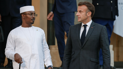 إيمانويل ماركون ومحمد ديبي