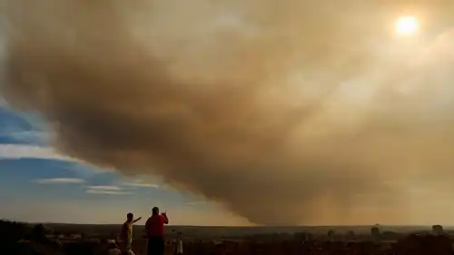  حريق إسبانيا