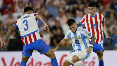 مباراة باراغواي والأرجنتين في تصفيات كأس العالم 2026