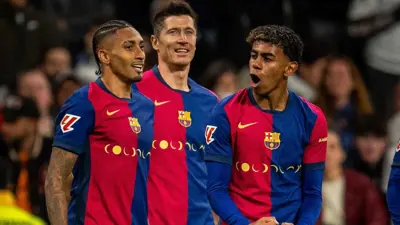 ليفاندوفسكي ورافينيا ويامال