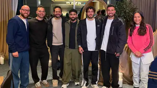 ثلاثي الأهلي المصري في سحور شركة "أديداس"