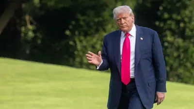 الرئيس الأمريكي دونالد ترامب