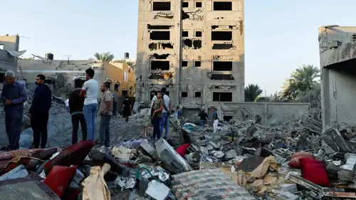 قطاع غزة بعد القصف