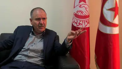 أمين عام اتحاد العام التونسي للشغل نور الدين الطبوبي