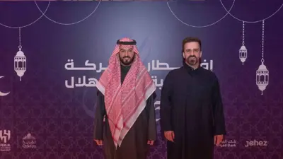 المدرب الإسباني سيفري مع رئيس الهلال