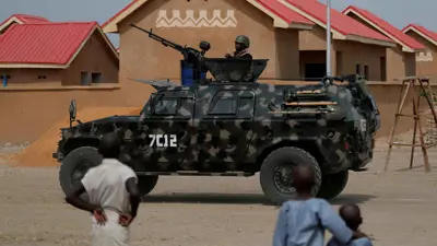 مركبة تابعة لقوات الأمن النيجيرية