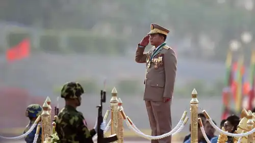 رئيس المجلس العسكري الحاكم مين أونغ هلاين