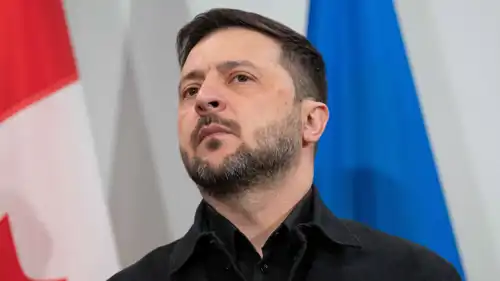  الرئيس الأوكراني فولوديمير زيلينسكي 