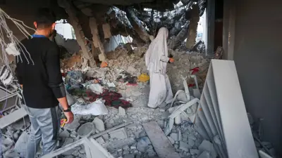 موقع إحدى الغارات الإسرائيلية