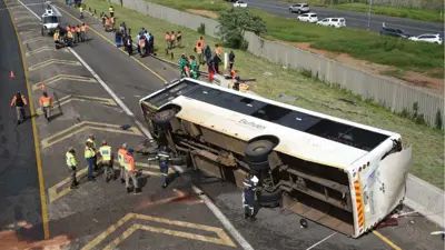 من موقع الحادث في جوهانسبرغ