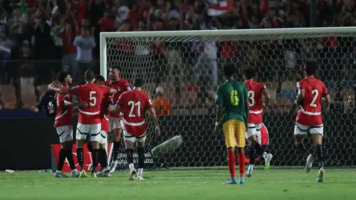 من مباراة مصر وإثيوبيا