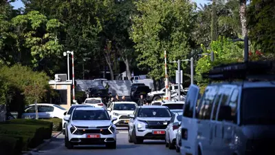 تعزيزات أمنية أمام منزل نتنياهو في قيساريا