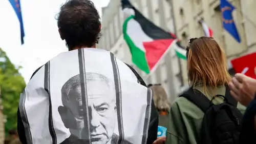 مؤيدون للفلسطينيين يتظاهرون في سلوفينيا