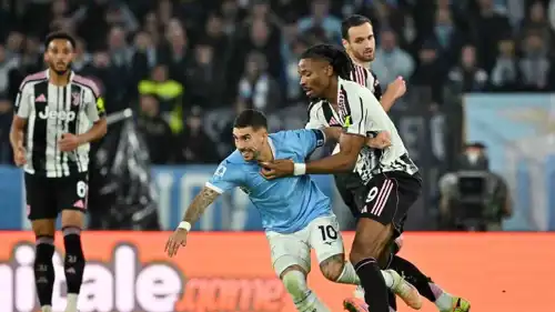 مباراة لاتسيو ويوفنتوس في الدوري الإيطالي