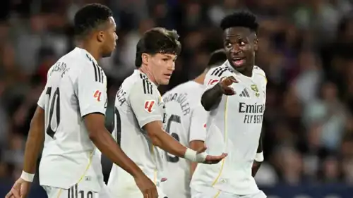 احتفال لاعبي ريال مدريد