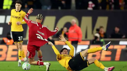 من مباراة ليفربول ضد ووليفرهامبتون