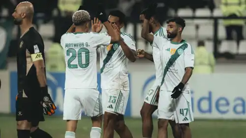 من مباراة الأهلي والشرطة العراقي