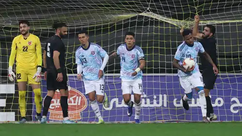 المنتخب الأردني تقدم 2 ـ 0 أمام كوستاريكا