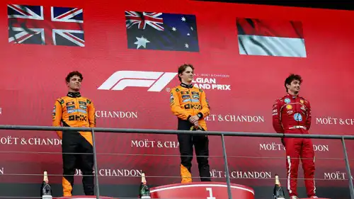 بياستري يهزم نوريس في جائزة بلجيكا الكبرى لفورمولا 1