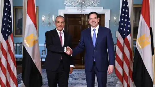 وزيرا خارجية الولايات المتحدة ومصر