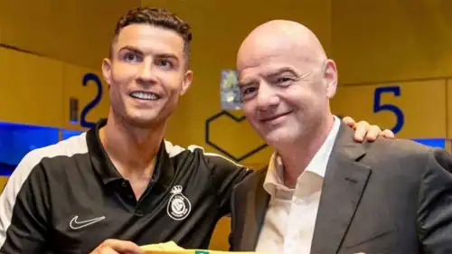 رونالدو مع إنفانتينو