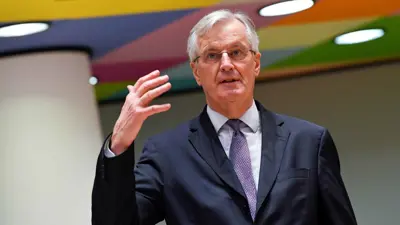 رئيس الوزراء الفرنسي ميشيل بارنييه