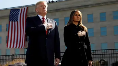 دونالد ترامب وزوجته ميلانيا