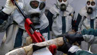 أسلحة كيماوية ضبطت في سوريا