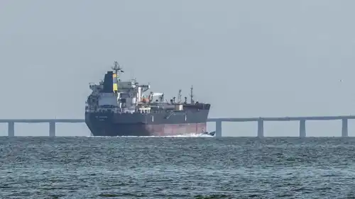 ناقلة نفط قبالة سواحل فنزويلا.