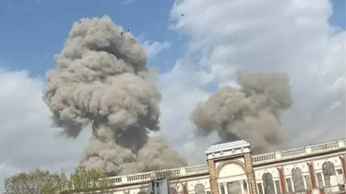 من الانفجارات في طهران