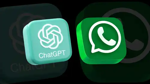 شعار واتساب وChatGPT