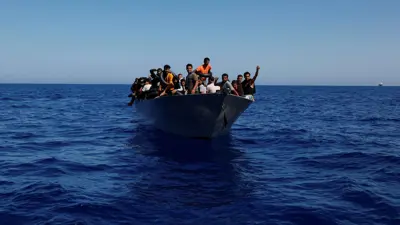 قارب مهاجرين قبالة اليمن 