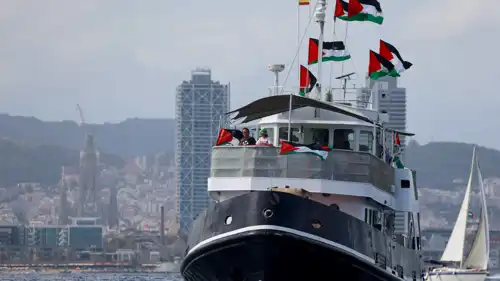 انطلاق رحلة أسطول الصمود العالمي إلى غزة لكسر الحصار عن القطاع 