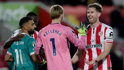 مباراة ليفربول وبرينتفورد في الدوري الإنجليزي