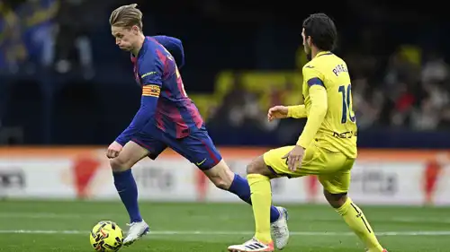 مباراة برشلونة ضد فياريال بالدوري الإسباني