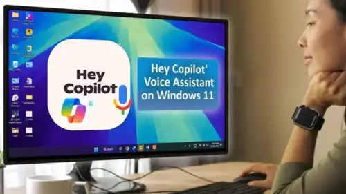 سيدة تجلس أمام جهاز كمبيوتر