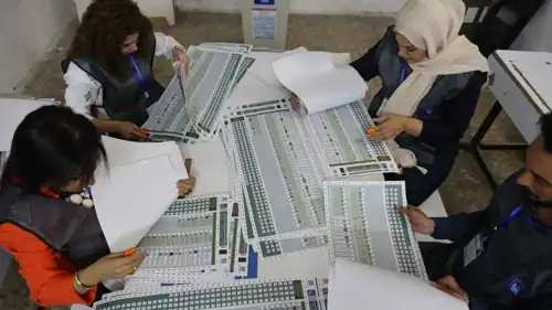 من العملية الانتخابية في العراق