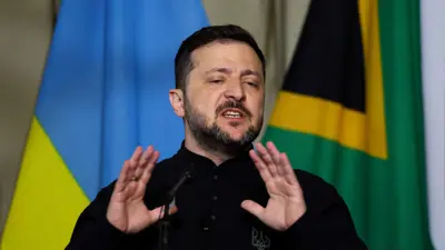 الرئيس الأوكراني فولوديمير زيلينسكي