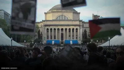 جامعة كولومبيا تشتعل.. اعتقالات في احتجاجات فلسطينية