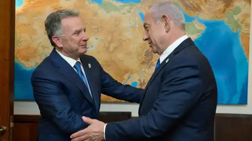 نتنياهو وستيف ويتكوف في لقاء سابق