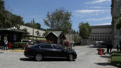 من مقر المفاوضات الروسية الأوكرانية في إسطنبول