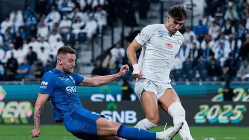 سافيتش في مباراة سابقة مع الهلال السعودي