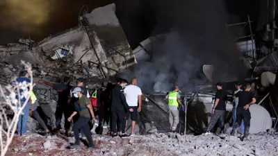 الدمار في الضاحية الجنوبية إثر الغارات الإسرائيلية