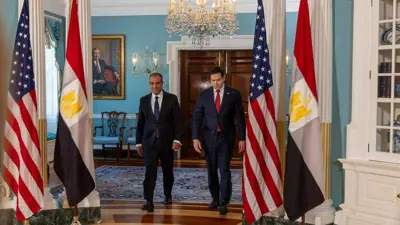 روبيو مستقبلا وزير الخارجية المصري